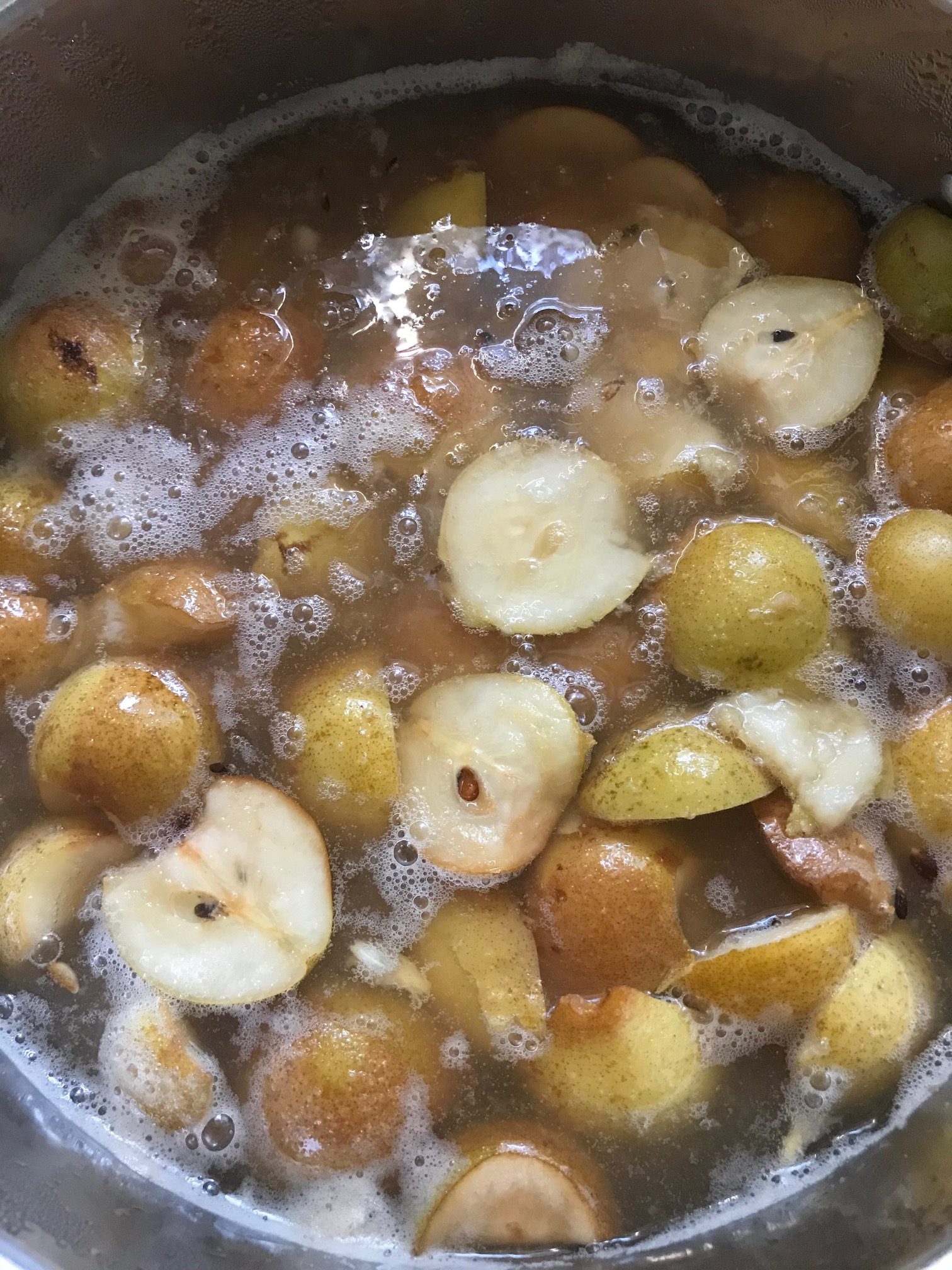 Canning Pear Sauce & Cider Using a Water Bath Method. Heather Earles